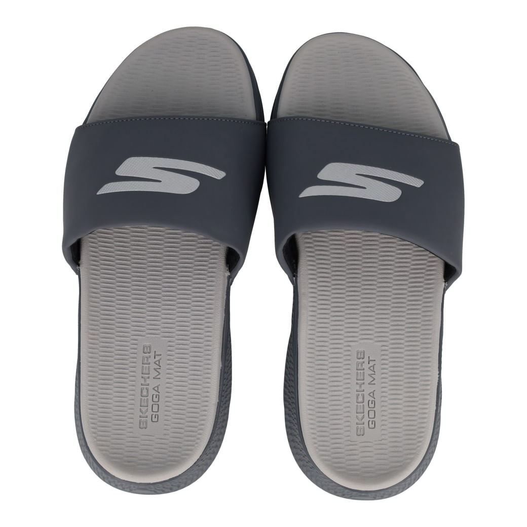 Skechers Chinelo GO CONSISTENT 229030BR-GRY Cinza Escuro Sint_8_999999992516303_